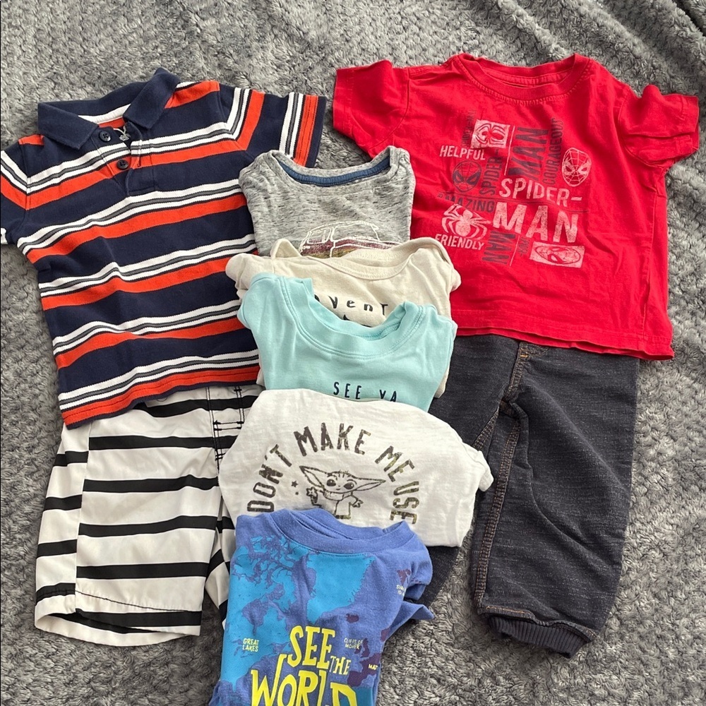 Baby boy 12-18months clothes bundle.